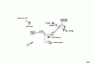 BRAKE TUBE & CLAMP 2